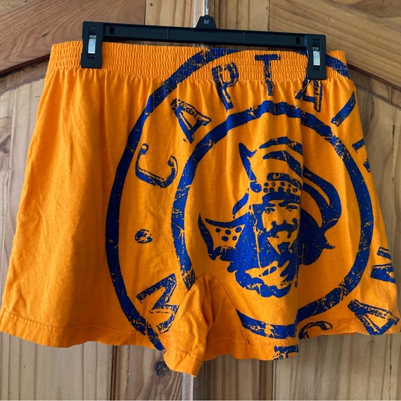 Men’s Captain Morgan Spiced Rum orange lounge shorts - size XL (40/42) - Picture 5 of 6